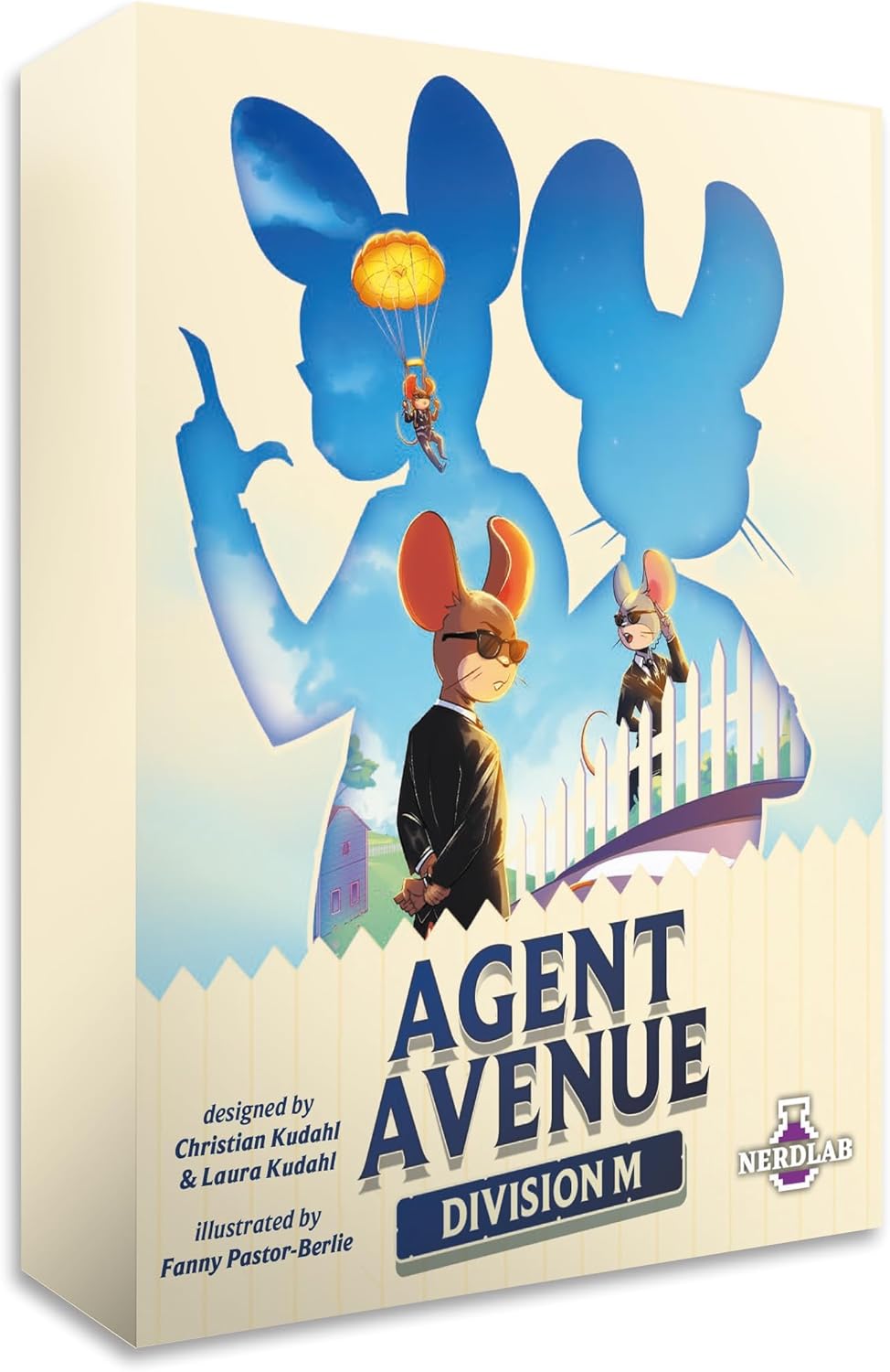 Agent Avenue Bundle Base Game and Division M Expansion (English Version) - Strategy Card Game, 2-4 P