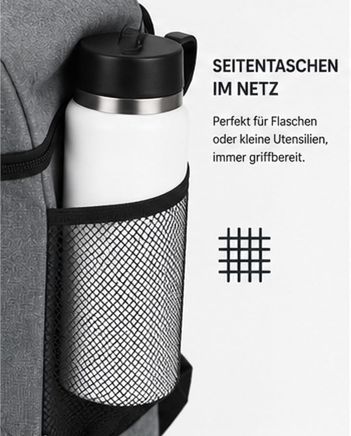 ArcticCool Kühlrucksack 10L Grau 10 Liter, Grau 10 Liter