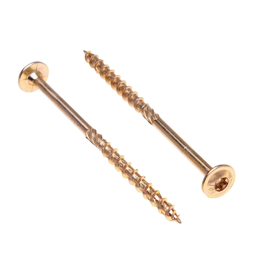 Holzschrauben von Keple 8 mm x 140 mm - Selbstschneidende Torx-Schrauben für Holz &amp; Bahnschwellen La
