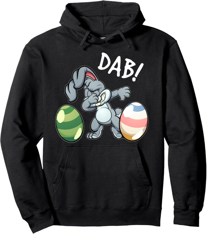 Dabbing Osterhase Jungen Und Mädchen Ostergeschenk Ostern Pullover Hoodie