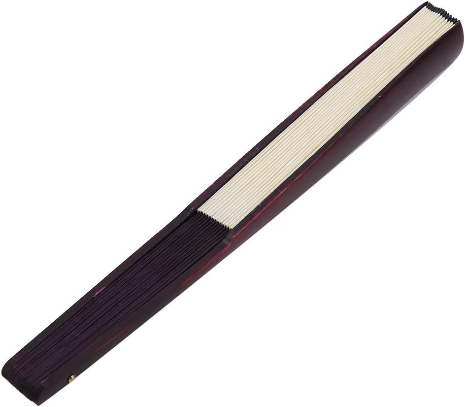 Omabeta Faltfächer Massivholz Craft Fan 10 Inc Dekorativer Tanzfächer für Hochzeitsdekoration Tanz W