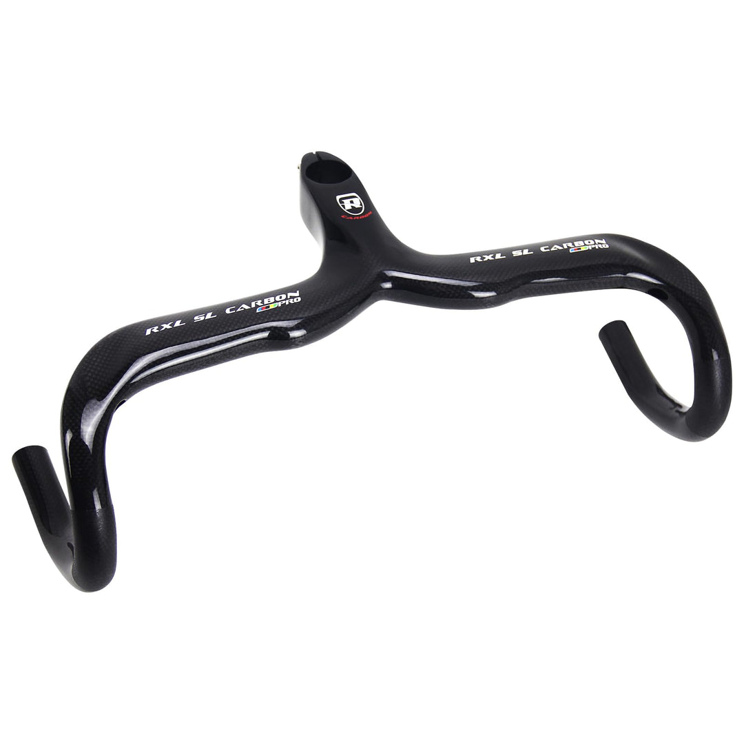 RXL SL 1-1/8" Carbon Lenker rennrad integriert fahrradlenker carbon rennrad schwarz 3K glänzend 420