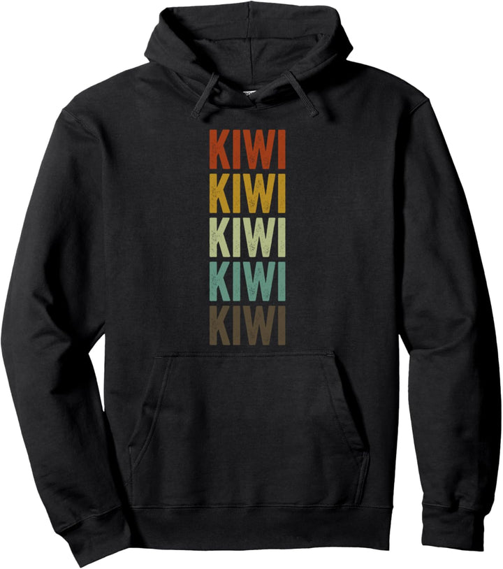 Kiwi Retro Pullover Hoodie