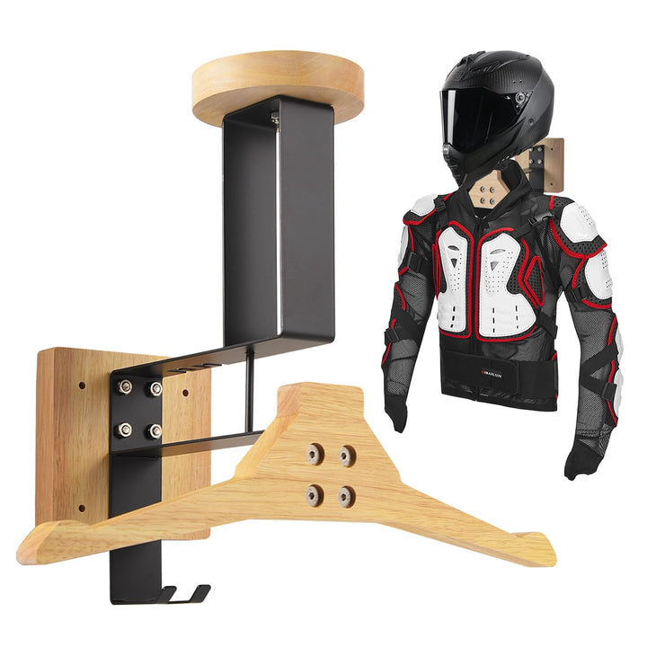 Helmhalterung Wand, Motorrad Garderobe, Motorradhelm Halterung Wand, Helm Halterung Wand für Motorra