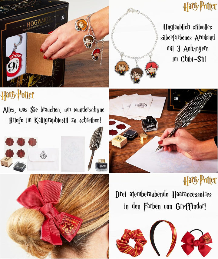 Harry Potter Adventskalender 2022 Kinder, Cube Advent Calendar Kinder, 24 Überraschungen Adventskale