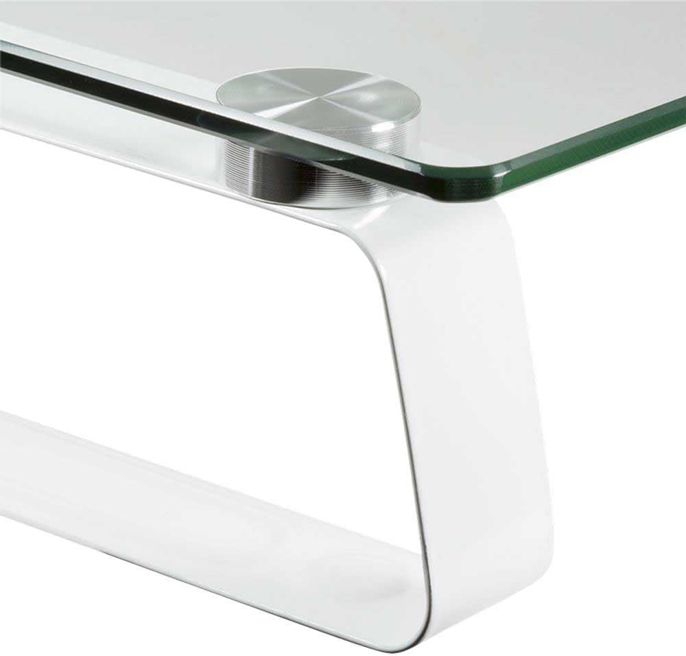 LogiLink TV- Monitorerh?hung aus Glas (Dicke: 5mm), max. Belastung 20kg, h?henverstellbar, L?nge = 5