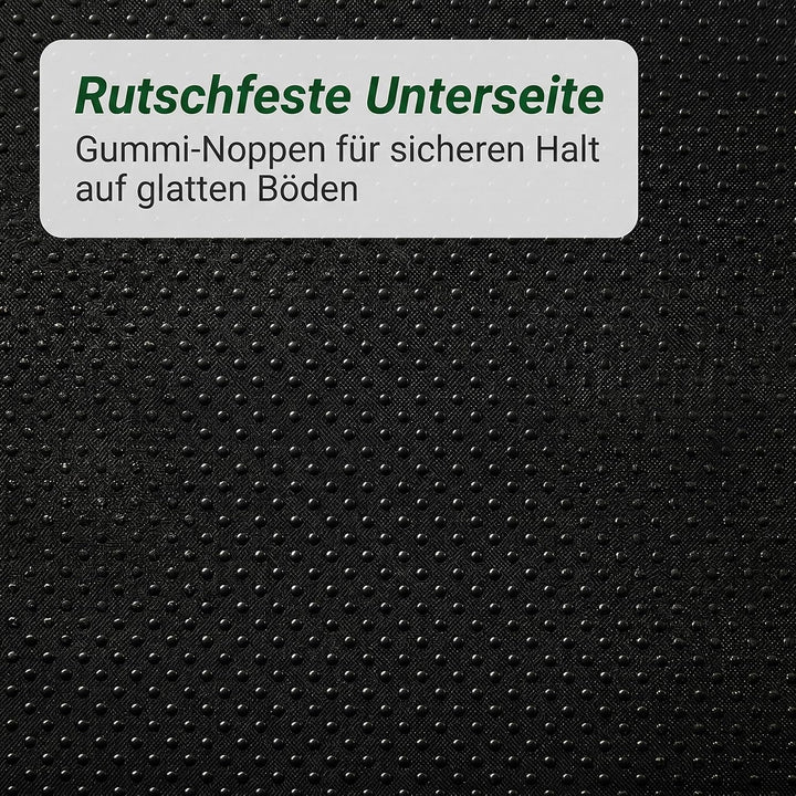 Relaxdays Hundetreppe, 2 Stufen, Stauraum, HxBxT: 32 x 40 x 35 cm, beige | faltbar, Stoffbezug, Hund