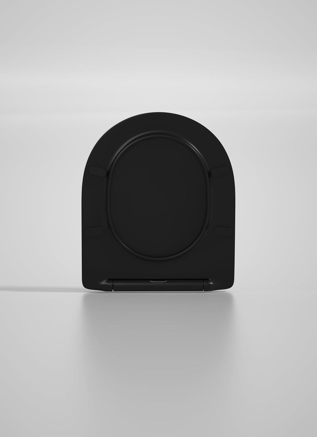 sanicomfort WC-Sitz Nakia, matt schwarz, mit Absenkautomatik und Quick-Release-Funktion, aus robuste