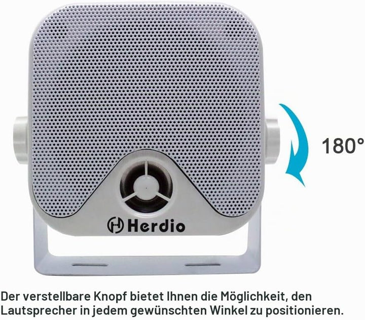 100 W 10,2 cm Mini Marine Lautsprecher Wasserdicht Stereo Audio Lautsprecher System Für ATV UTV Moto
