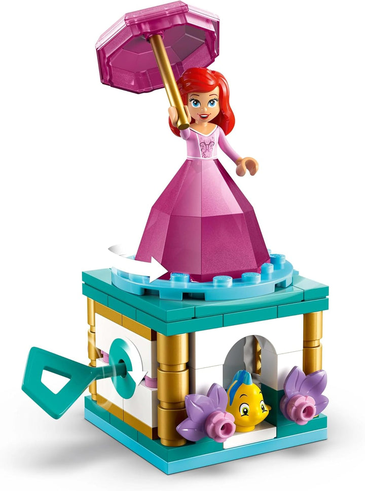 LEGO ǀ Disney Princess Arielle - Spielzeug mit Minifigur - Fabius Figur sowie Zubehör wie Diamant &amp;