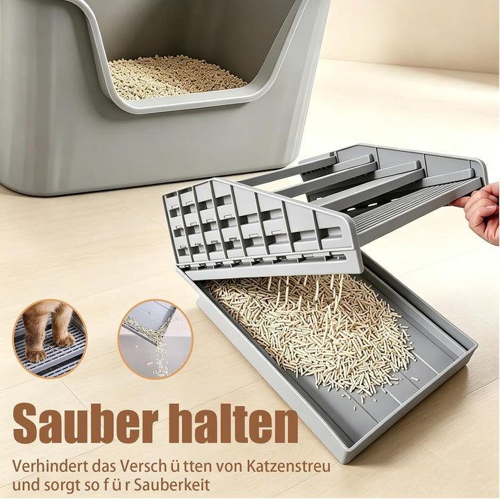 Katzentreppe, rutschfeste Katzentreppe für Katzentoiletten