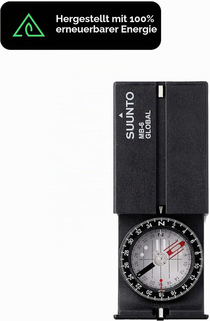 SUNNTO MB-6 Compass: A Rugged Sighting Compass in a Protective Matchbox case Globale Ausrichtung, Gl