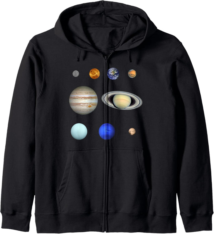 Sonnensystem Kapuzenjacke