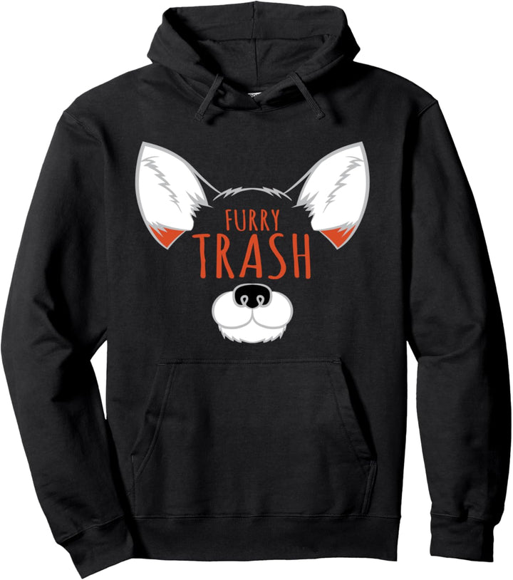 Fuchs Design - Furry Mülleimer Pullover Hoodie