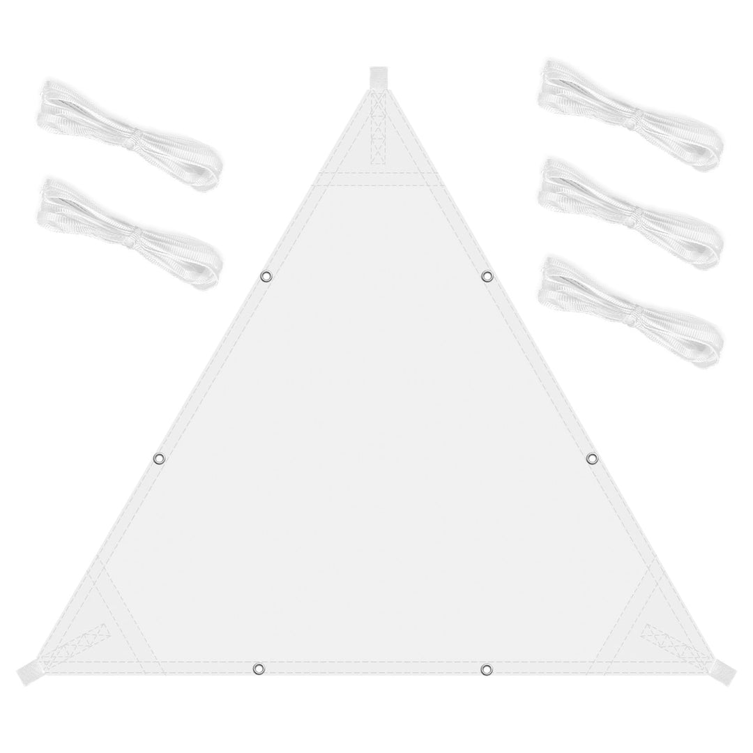 COOL AREA Sonnensegel Wasserdicht Dreieckig 2x2x2m,White 2x2x2m Weiss, 2x2x2m Weiss