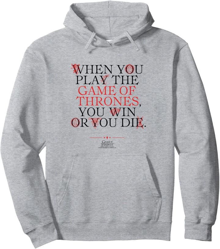 Game of Thrones When You Play Pullover Hoodie