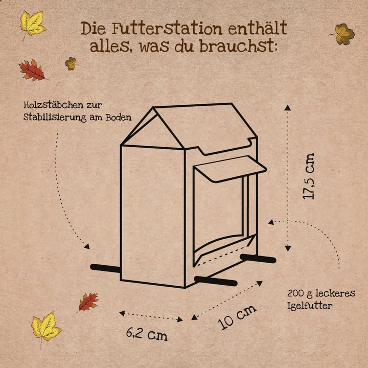 Die Stadtgärtner – Geschenkset Tierfutter I Mit Freiluftbuffet + kleine Mahlzeit für Vögel, Igel &amp; E