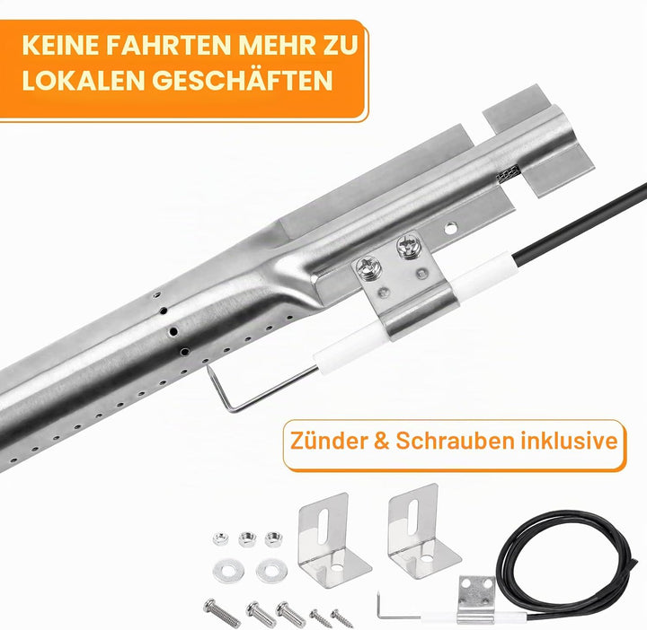 GFTIME 31-42cm Universal Brenner einstellbar Ersatzteile für Tepro, Barbecook, Taino, Campingaz, Cha