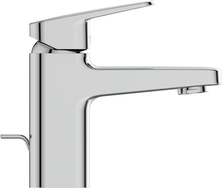 Ideal Standard BD274AA Ceraplan Waschtischarmatur mit Zugknopf-Ablaufgarnitur Auslaufhöhe 73mm EasyF