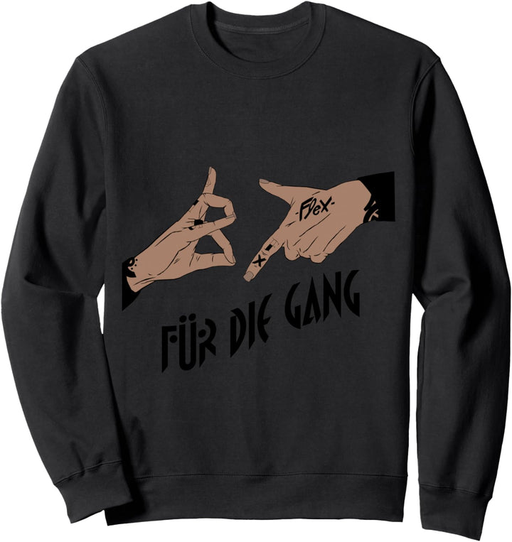 187 Für die Gang Handzeichen Handgeste Sweatshirt
