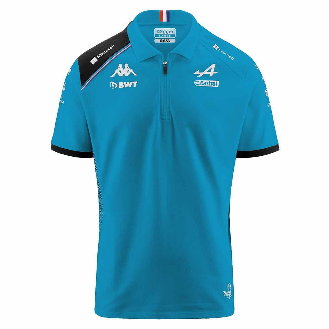 Kappa Herren Tshirt S Blau/Schwarz, S Blau/Schwarz