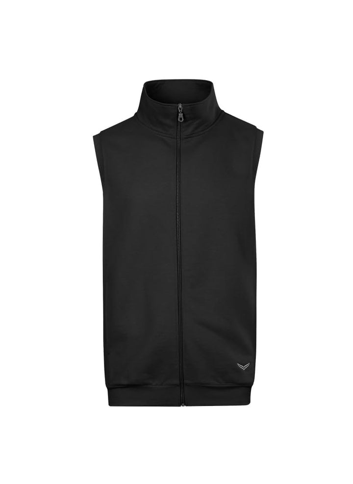 Trigema Weste aus bequemem Sweat-Material S Schwarz, S Schwarz