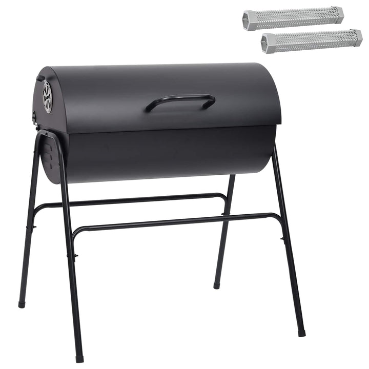 vidaXL Fassgrill mit 2 Kochrosten 3 STK. 80 x 73 x 90 cm Metall