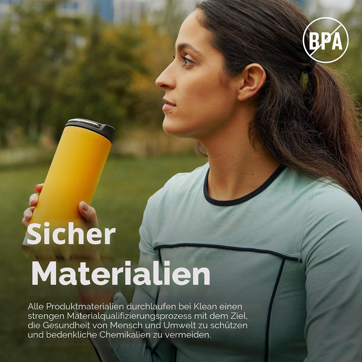 KleanKanteen Herren TKWide VI Trinkflasche, Marigold, One Size Einheitsgrösse Marigold, Einheitsgrös