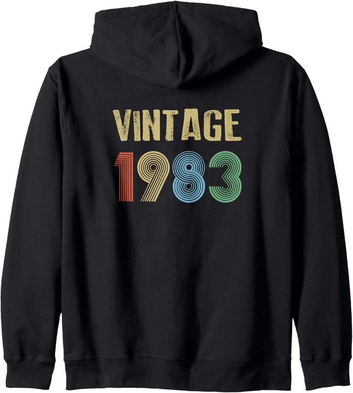 1983 Vintage Geburtstag Kapuzenjacke