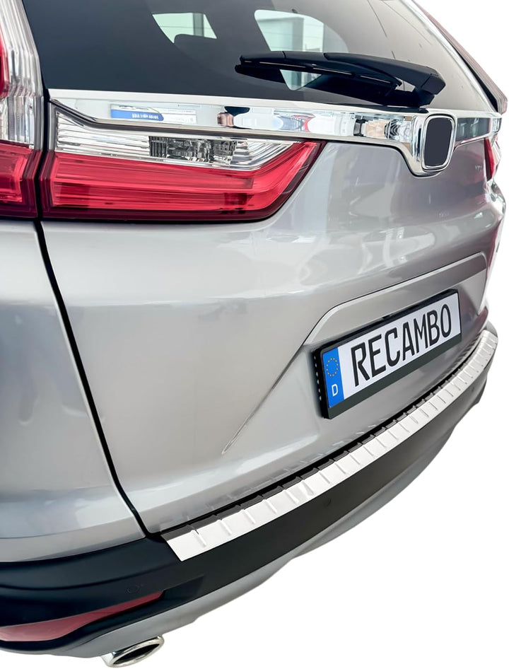 RECAMBO Ladekantenschutz Edelstahl kompatibel für Honda CR-V 5 | Typ RT RW | BJ 2016-2023 - Hochglan