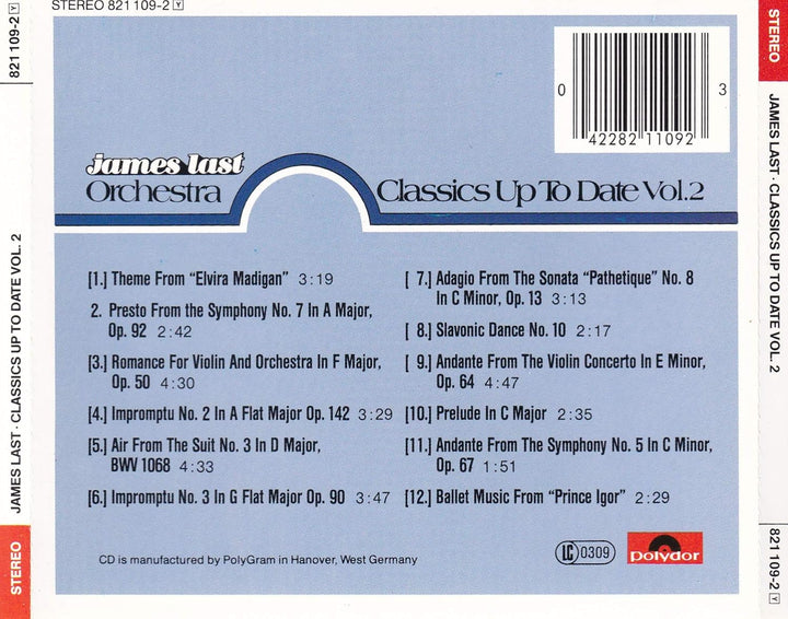 Classics Up to Date Vol. 2, Audio-CD