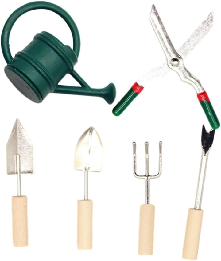 ibasenice 3sätze Miniatur Gartenwerkzeug Set Mit Giesskanne Schaufel Und Schaufel Für Mikrolandschaf