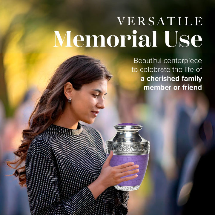 Eternal Harmony Urne für menschliche Asche | Sorgfältig handgefertigte Bestattungsurne mit eleganten