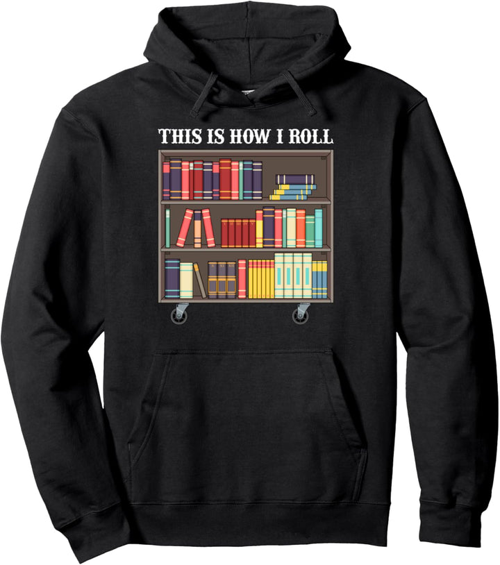 Buch Bücher Leser Lesen Nerd Bibliothek Bücherwurm Student Pullover Hoodie