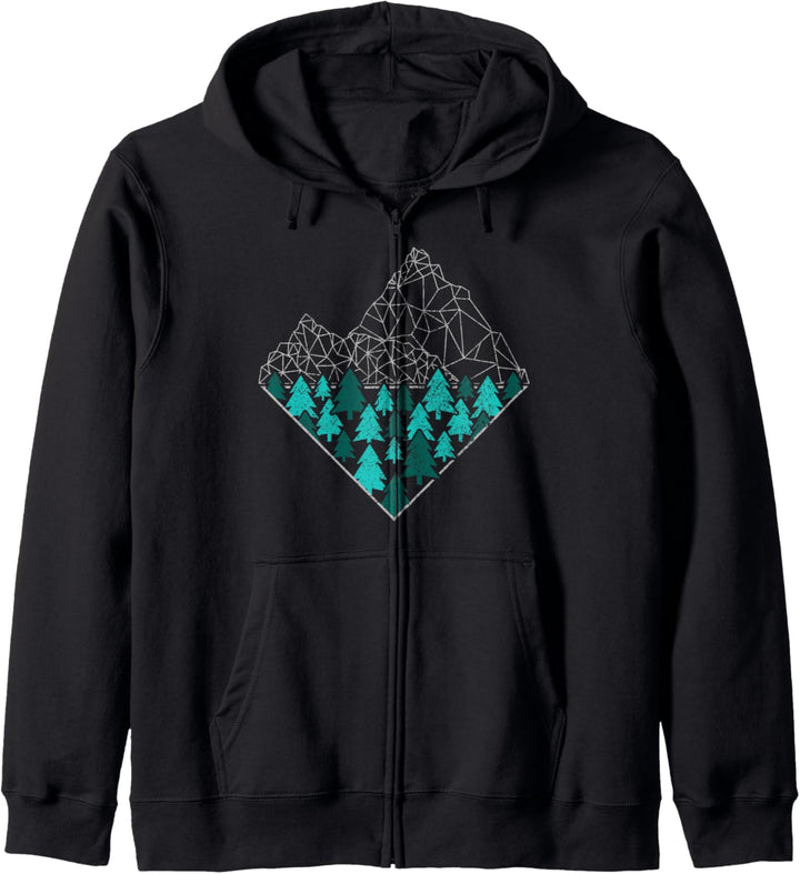 Wandern Camping Berge Natur Trekking Wanderer Geschenk Kapuzenjacke