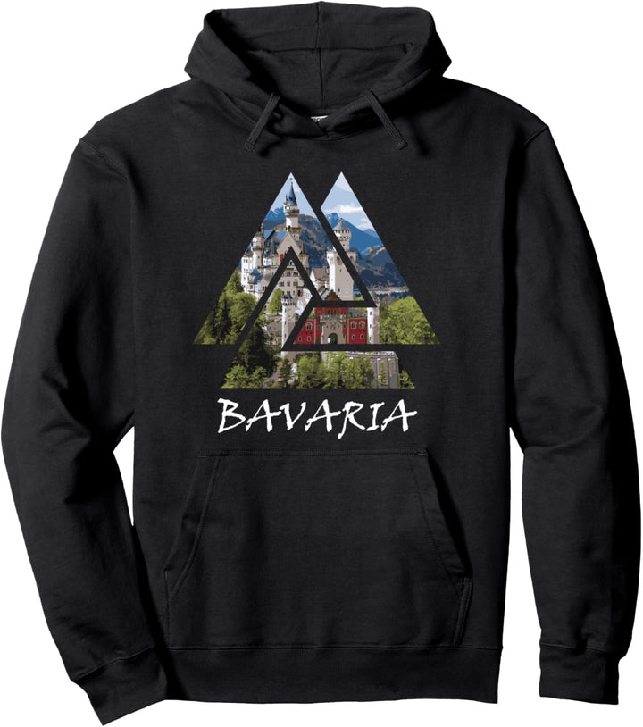 Bavaria Germany Neuschwanstein Castle Pullover Hoodie