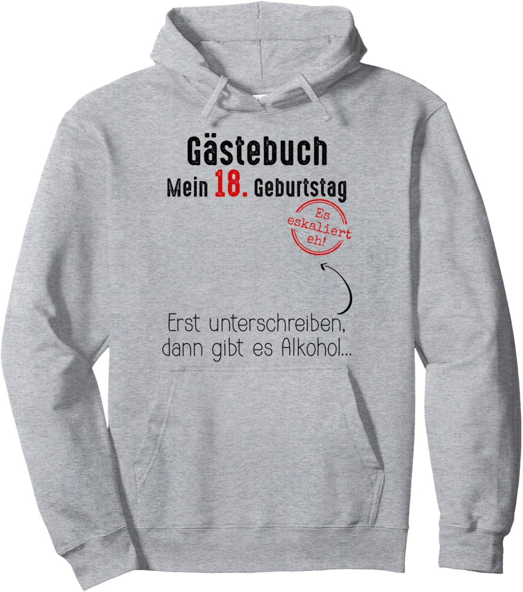18. Geburtstag Junge Mädchen 18 Jahre 2006 Lustig Geschenk Pullover Hoodie