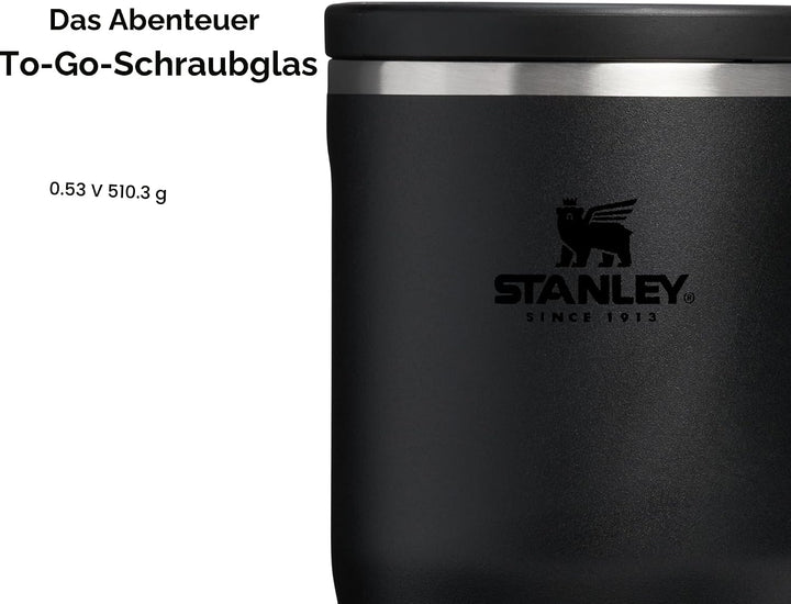STANLEY 1913 Adventure To-Go Food Jar Schwarz 0.53L, Schwarz 0.53L