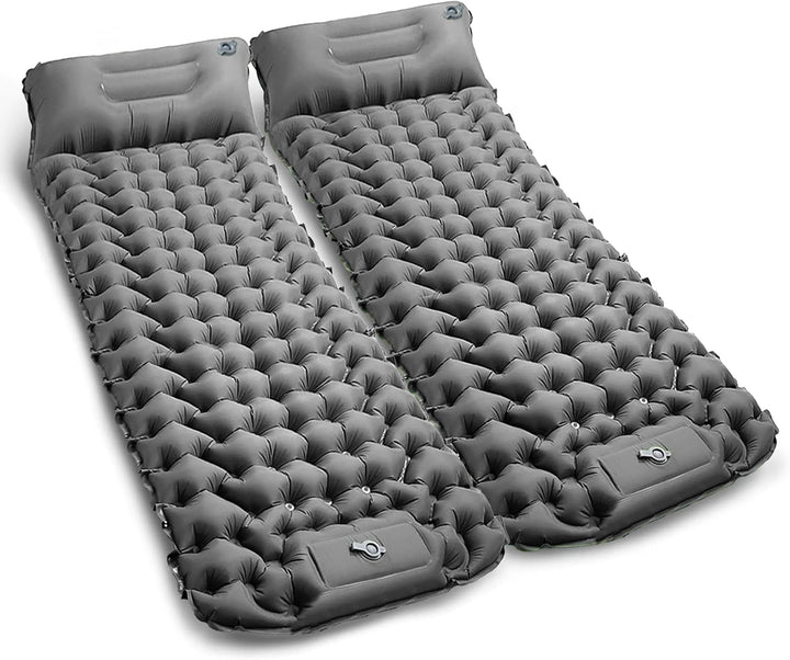 CALIYO Isomatte Camping – Verdickte Luftmatratze mit FusspressPumpe, Ultraleicht &amp; Wasserdicht | Int