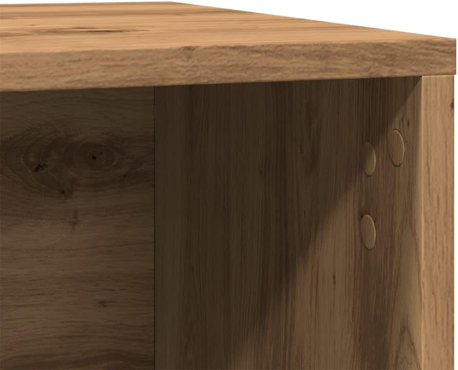 Katzenklo Artisan-Eiche 60x40x40 cm Holzwerkstoff Katzenklo-Schrank für Katzen, Wohnzimmer, Balkon