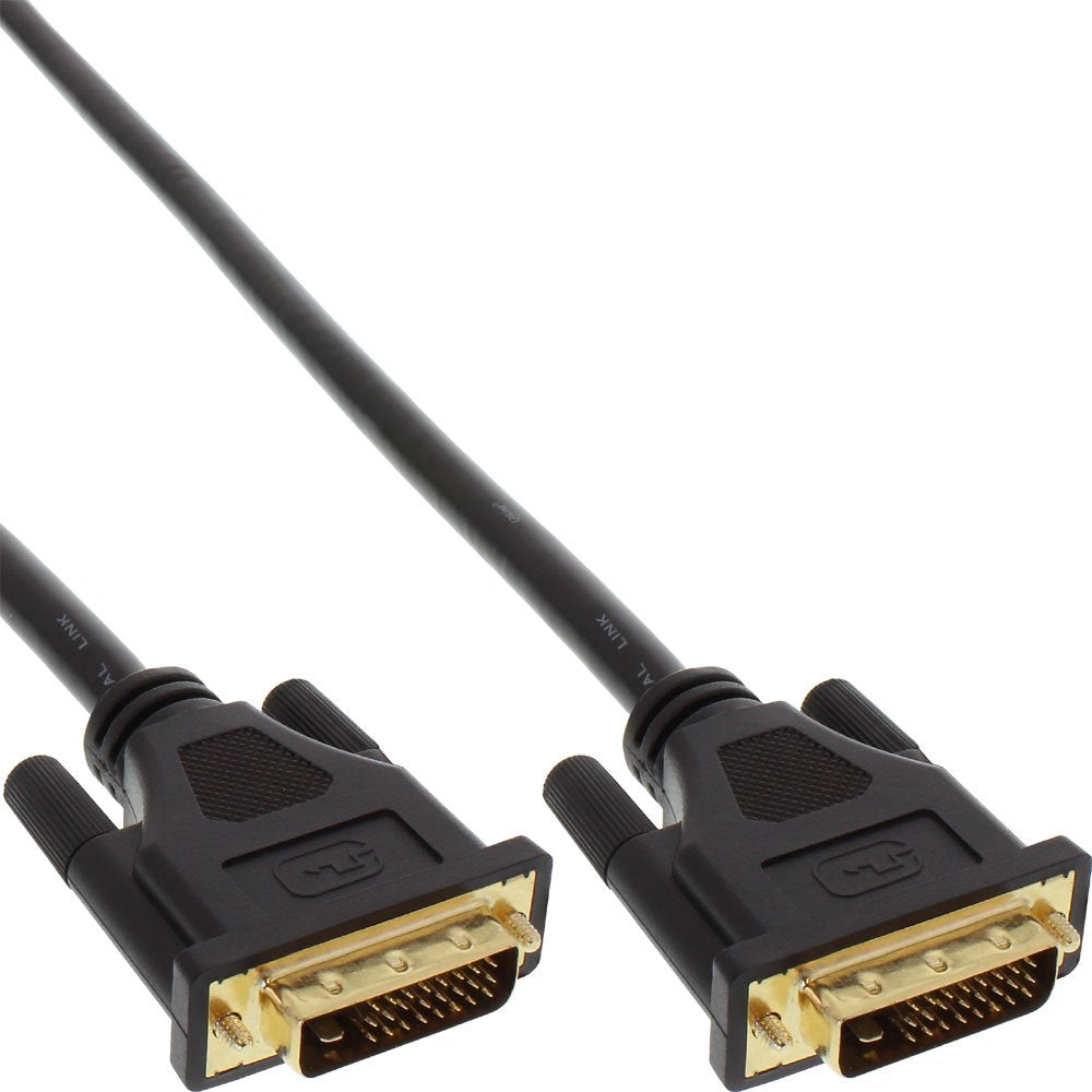 InLine DVI-D Anschlusskabel Premium, digital 24+1 Stecker/Stecker, Dual Link, 15m