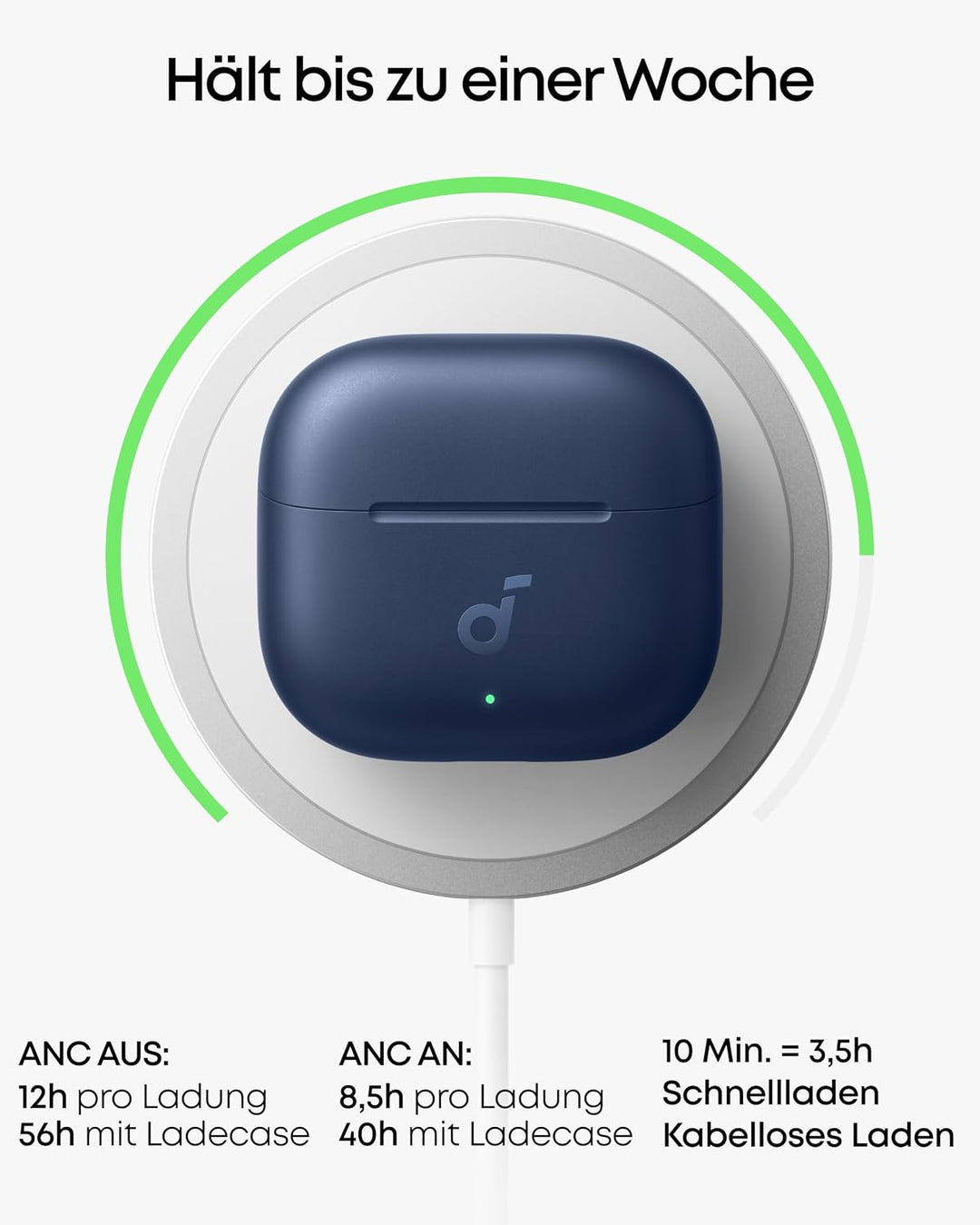 soundcore by Anker P42i, In-Ear kabellose Noise Cancelling Kopfhörer | Bluetooth-Kopfhörer, adaptive