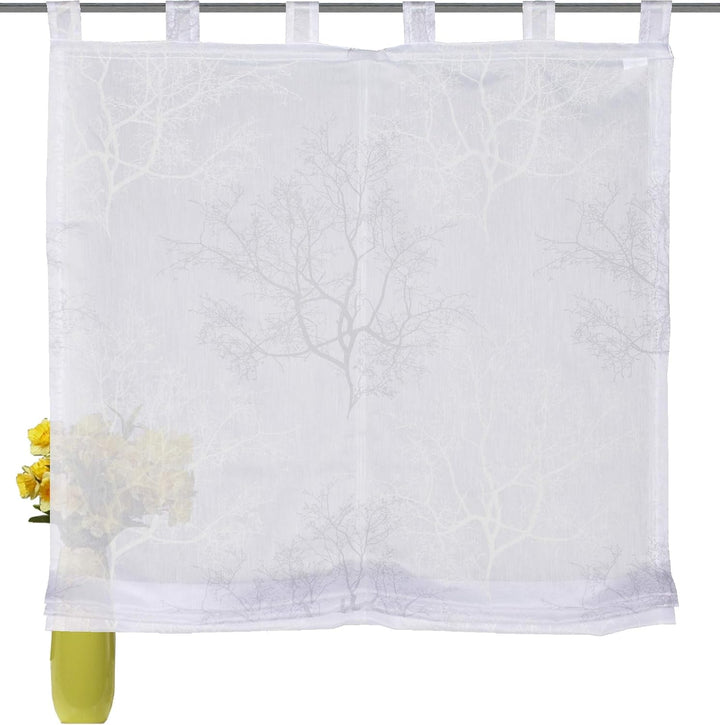 Home Fashion Schlaufenrollo, Grau