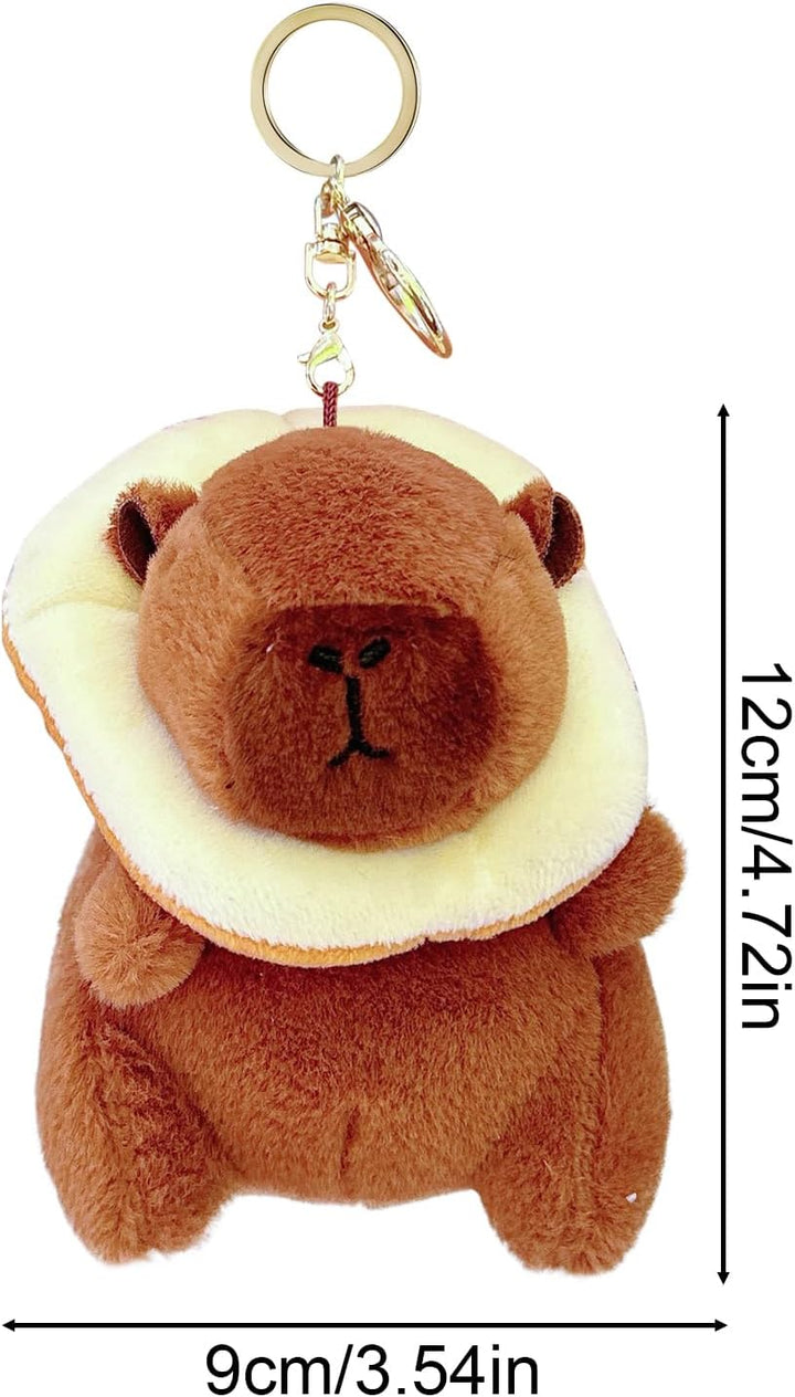 Capybara Plüsch Schlüsselanhänger Leichtgewicht Charm Anhänger Accessoires | Plüsch Schlüsselanhänge