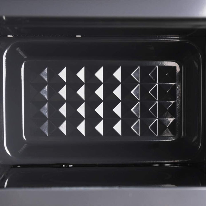 Cecotec Mikrowelle ohne Platte GrandHeat 2000 Flachbett Schwarz. Fassungsvermögen 20 Liter, Leistung