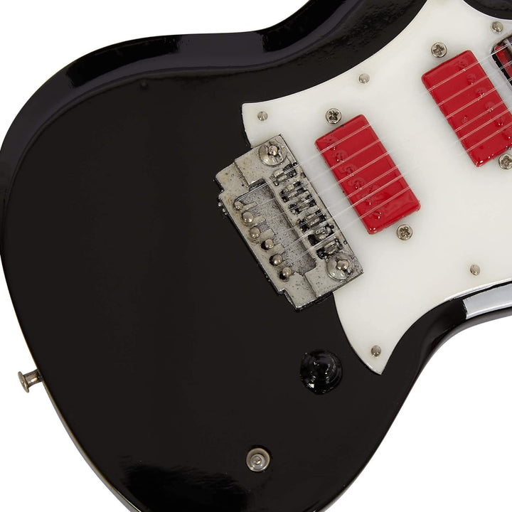 AXMAN Glen Tipton Miniatur-Gitarren-Nachbildung, handgefertigt, Ornament, 1/4-Massstab, inkl. Displa