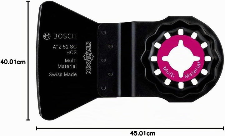 Bosch Professional Schaber starr, 10 Stück (Mörtel, Fliesenkleber, Betonreste, für Multifunktionswer