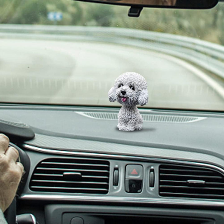 Wackelköpfe für Auto-Armaturenbrett, Süsser Wackelkopf-Hund aus Harz - Fürs Wackel Dackel Figuren Au