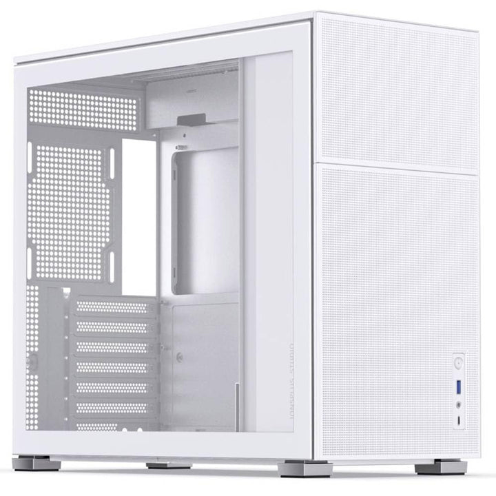 Jonsbo D41 MESH ATX Gehäuse, Gehärtetes Glas - weiss