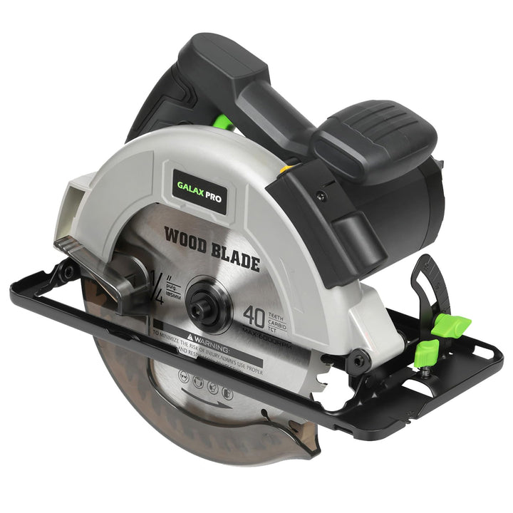 GALAX PRO 1400W Handkreissäge mit 62mm Schnitttiefe &amp; Neigefunktion 76346-3L, 76346-3L